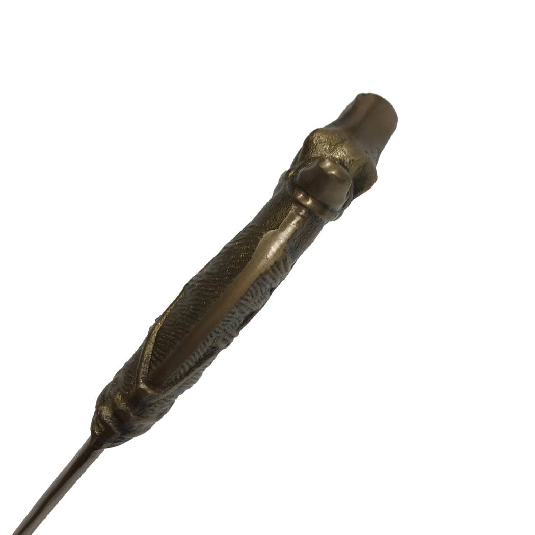 9" Solid Brass Antiqued Horsehead Letter Opener - Maison and Mer