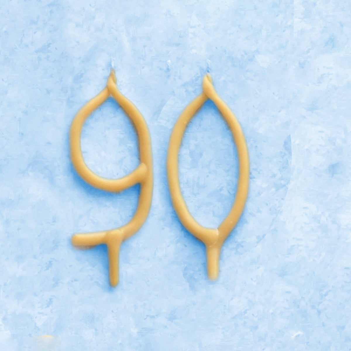 Handmade Number Birthday Beeswax Candles