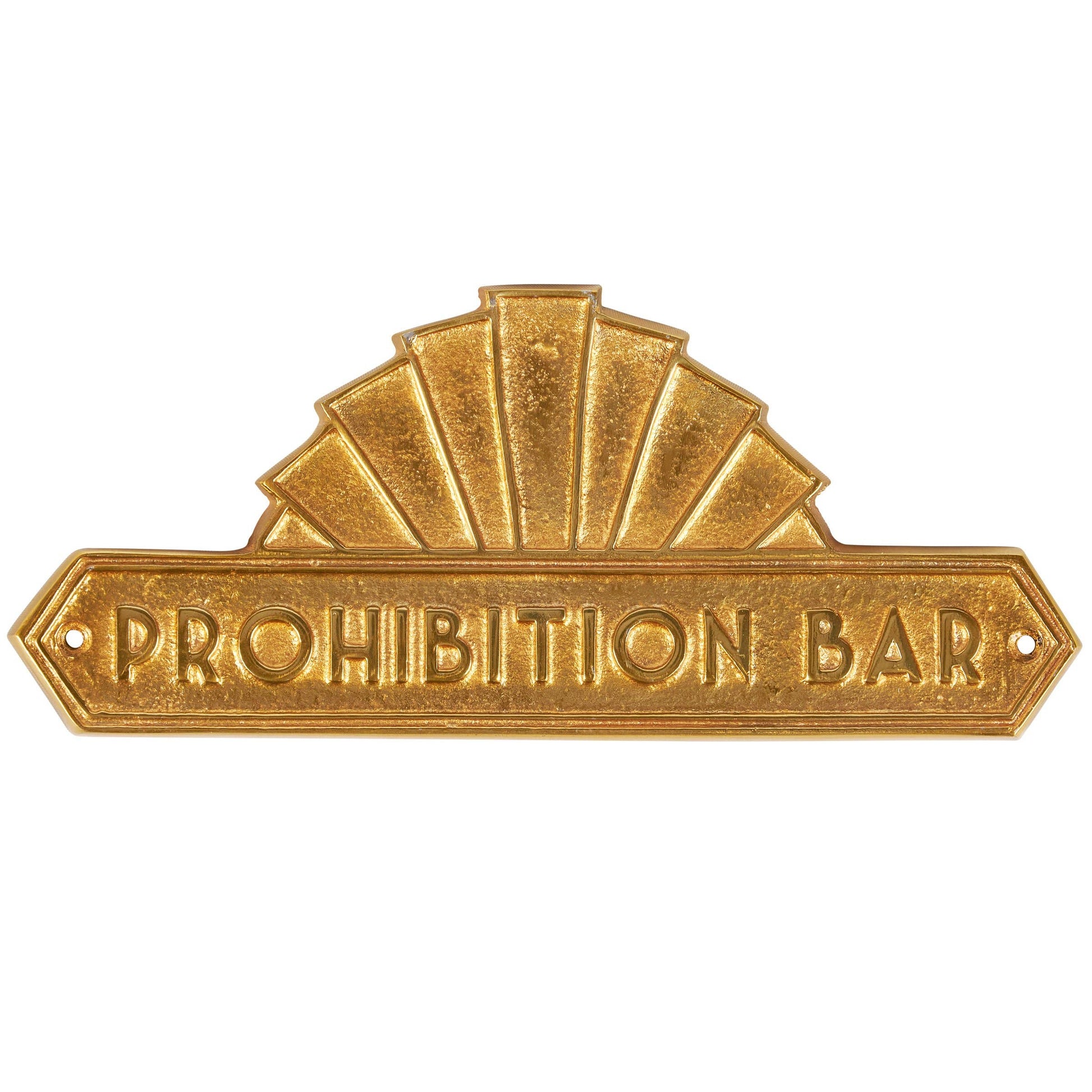 Prohibition Bar Door Plaque
