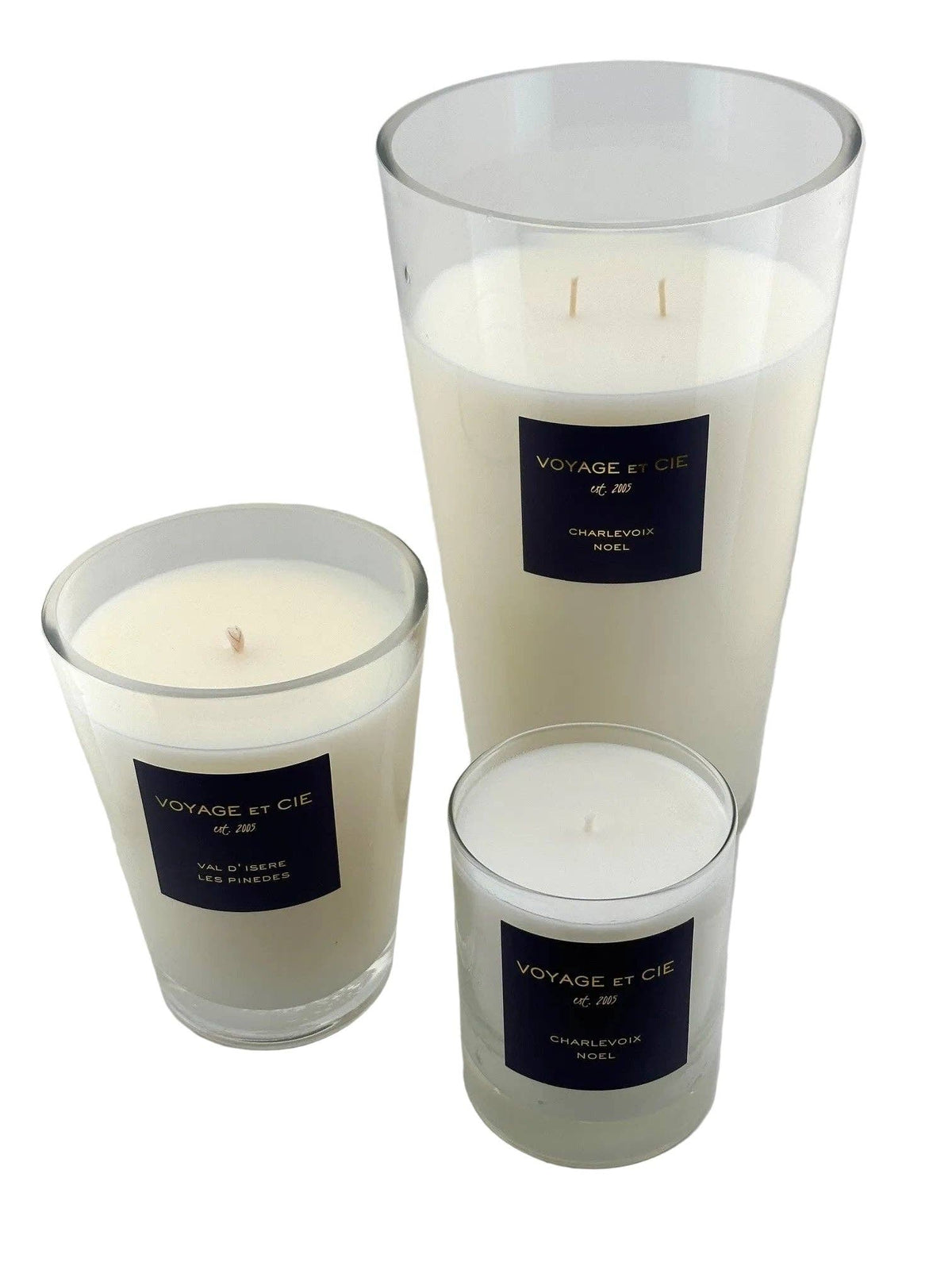 6" French Cut Vase Candle - Après Ski Collection - Les Pinedes