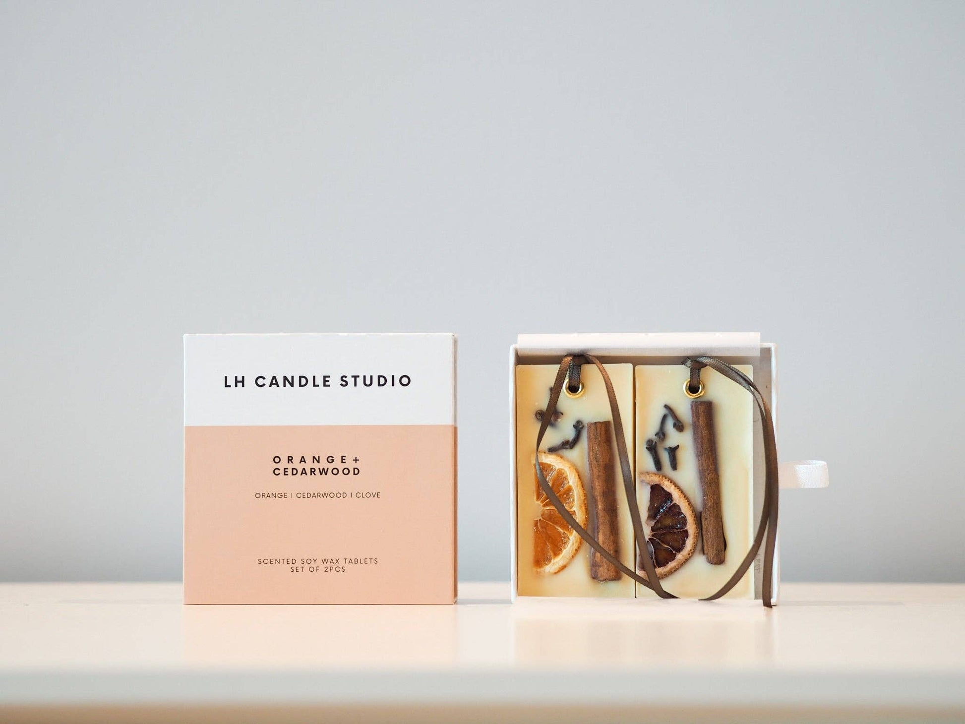 Closet wax bar freshener - Orange cedarwood