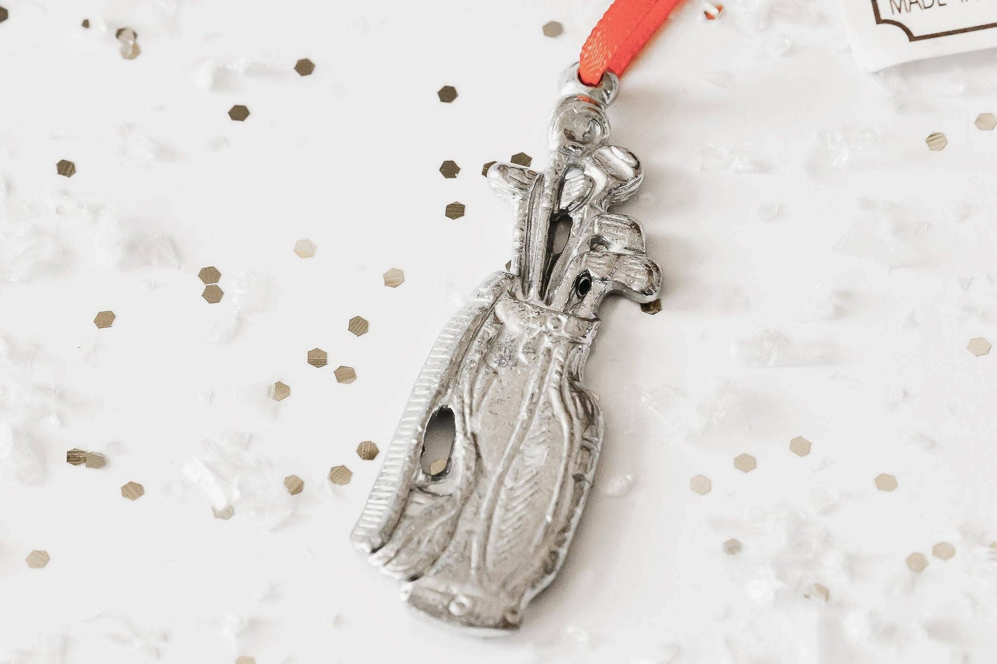 Pewter Golf Bag Ornament