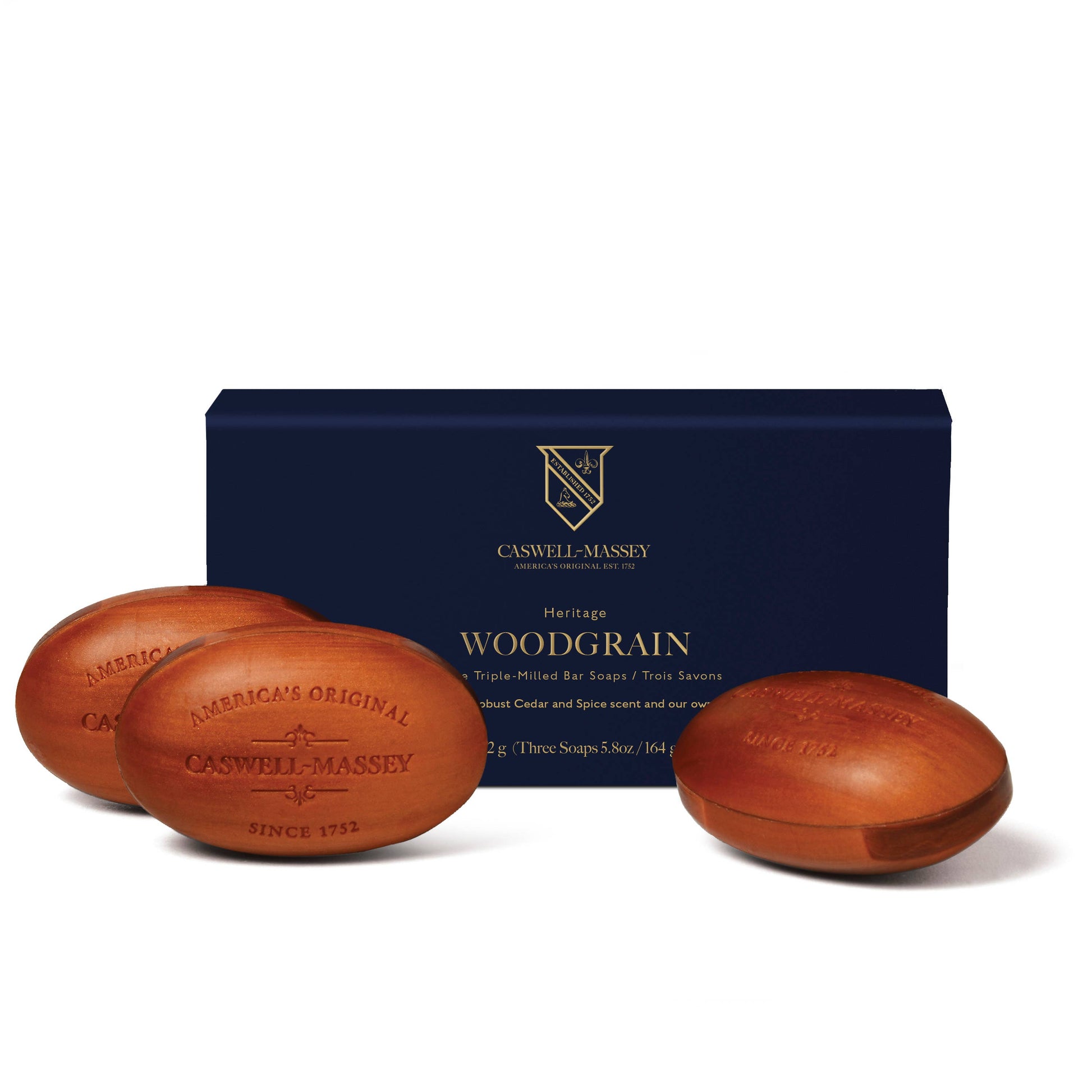 Woodgrain Sandalwood Bar Soap-3-Soap Set