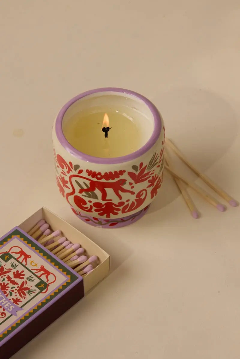 Paddywax Monkey Coconut & Amber - 8 oz Candle