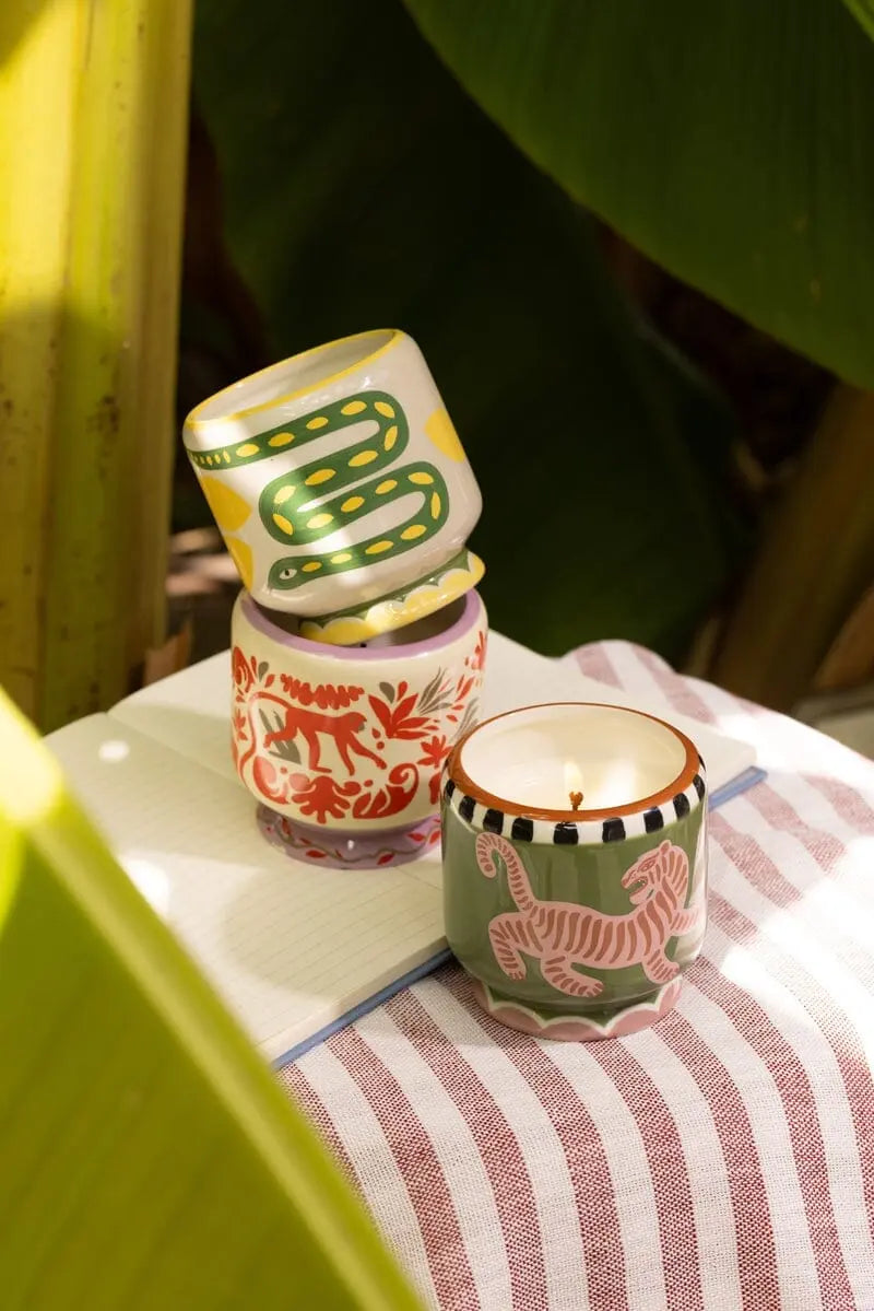 Paddywax Monkey Coconut & Amber - 8 oz Candle