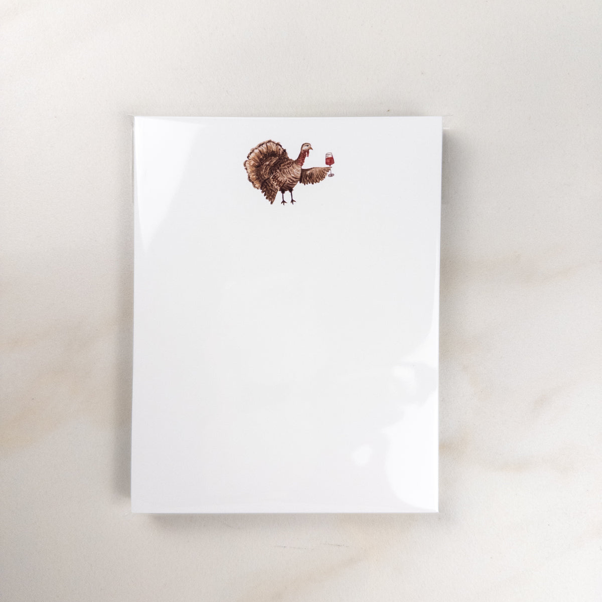 Turkey with Wine Icon Notepad
