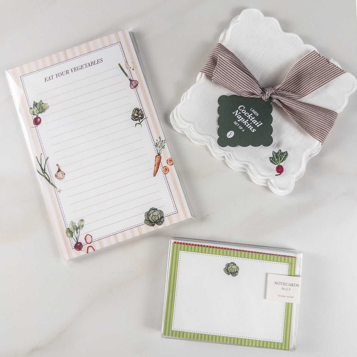 Vegetable Note Card Set