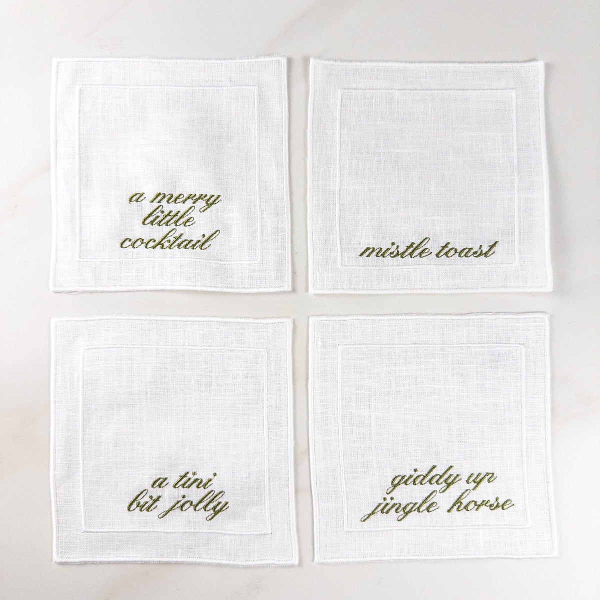 Christmas Sayings Cocktail Napkins