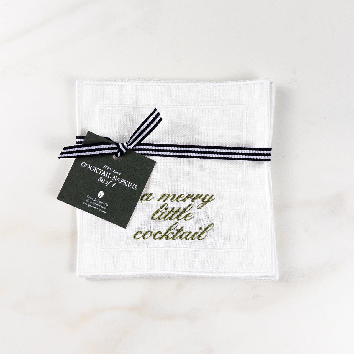 Christmas Sayings Cocktail Napkins