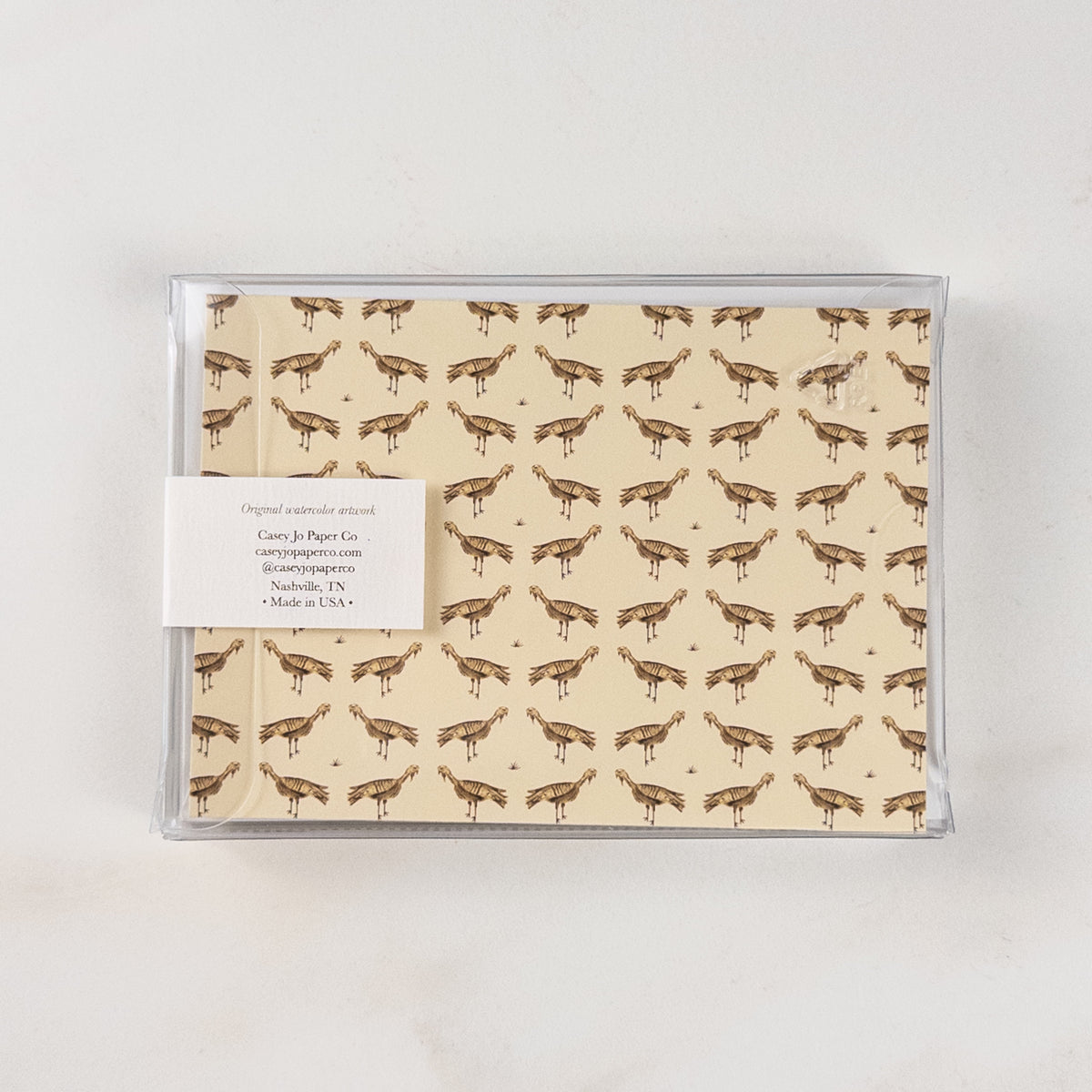 Tonal Turkeys Note Card Set