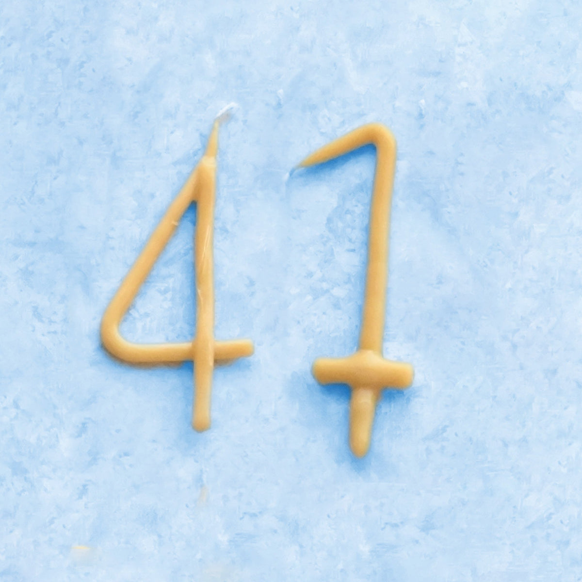 Handmade Number Birthday Beeswax Candles
