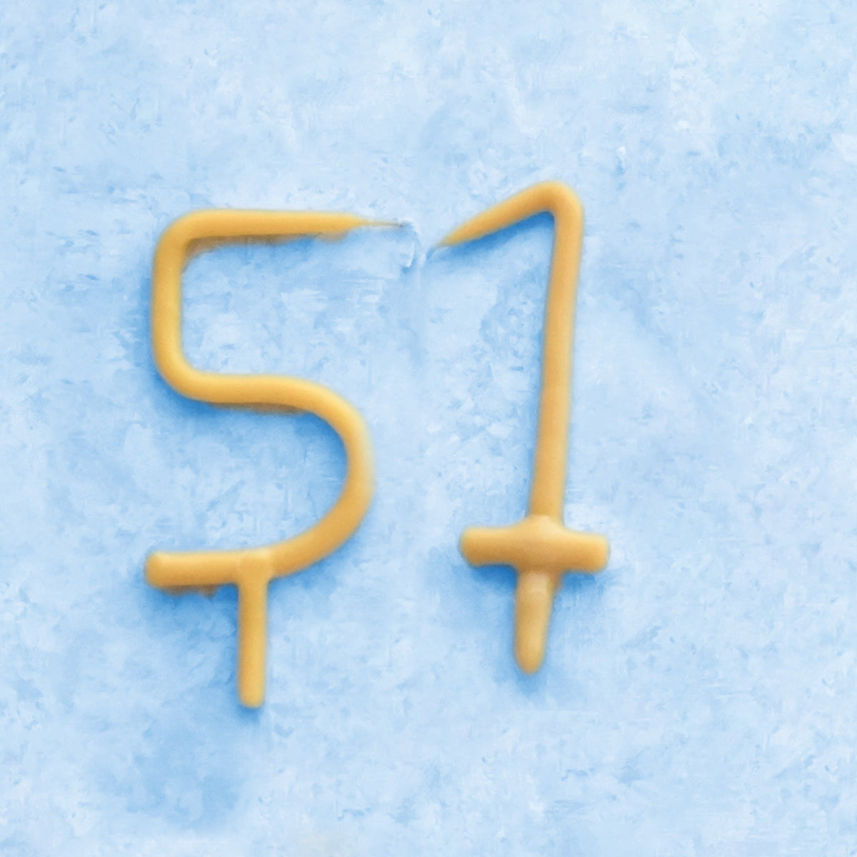 Handmade Number Birthday Beeswax Candles