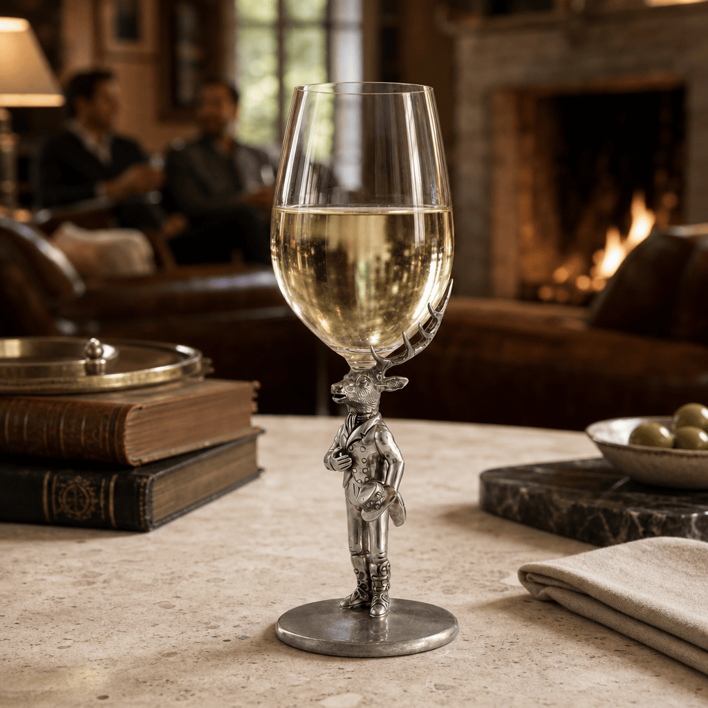 Gentleman Elk Wine Glass