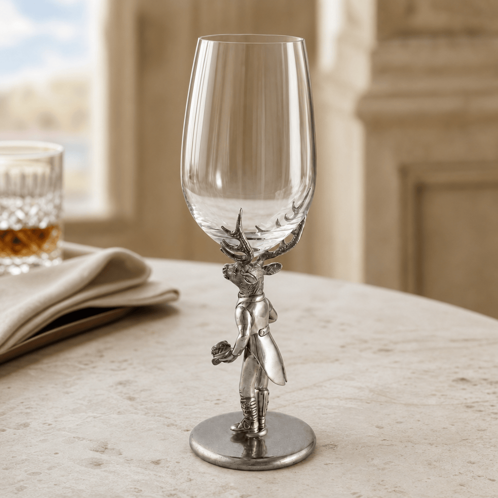 Gentleman Elk Wine Glass