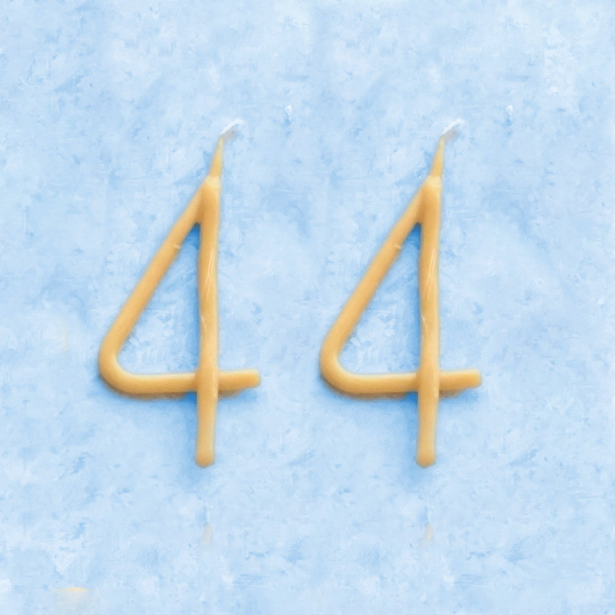 Handmade Number Birthday Beeswax Candles