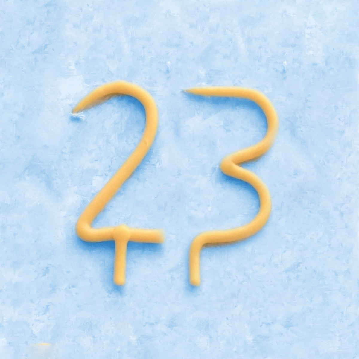 Handmade Number Birthday Beeswax Candles