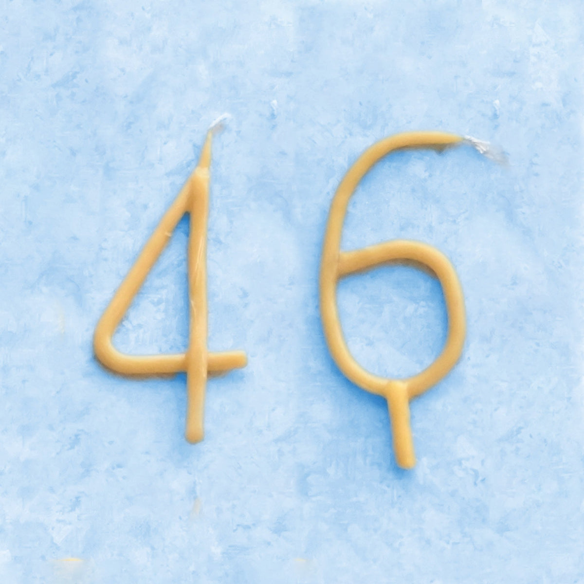 Handmade Number Birthday Beeswax Candles