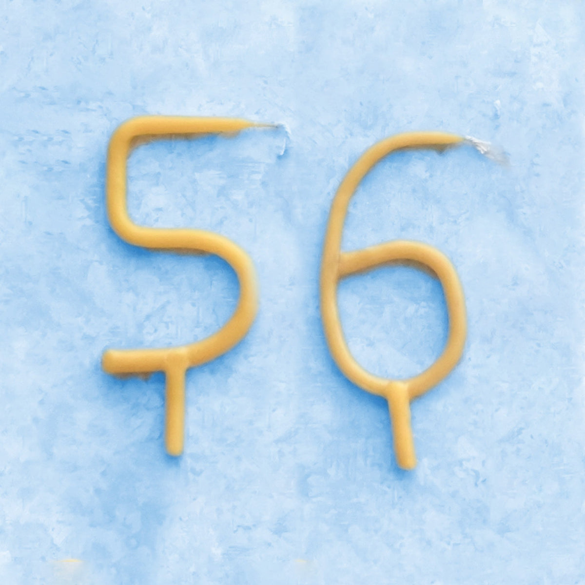 Handmade Number Birthday Beeswax Candles