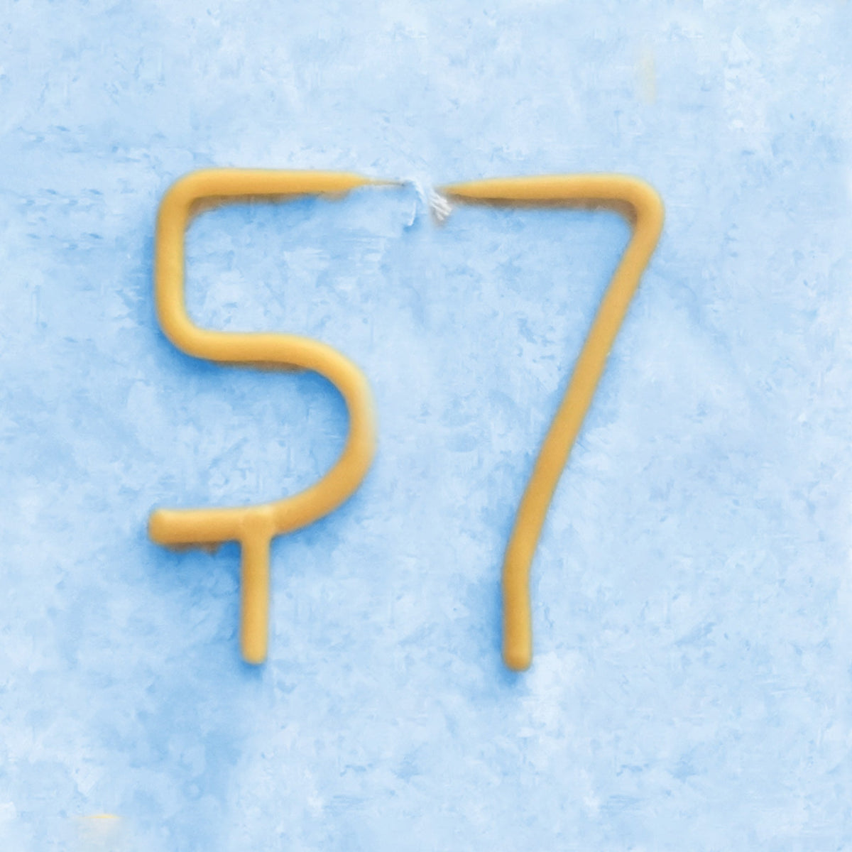 Handmade Number Birthday Beeswax Candles