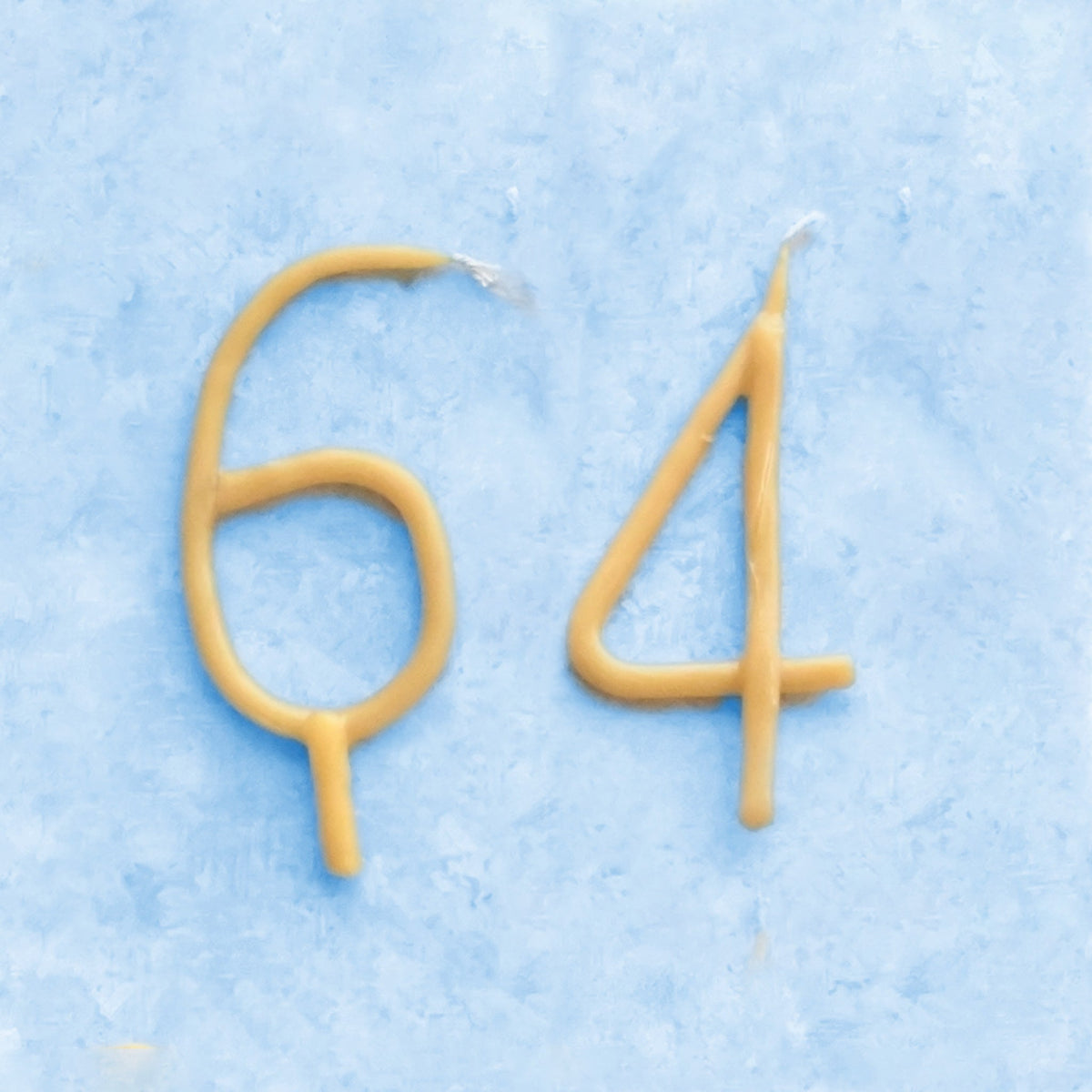Handmade Number Birthday Beeswax Candles