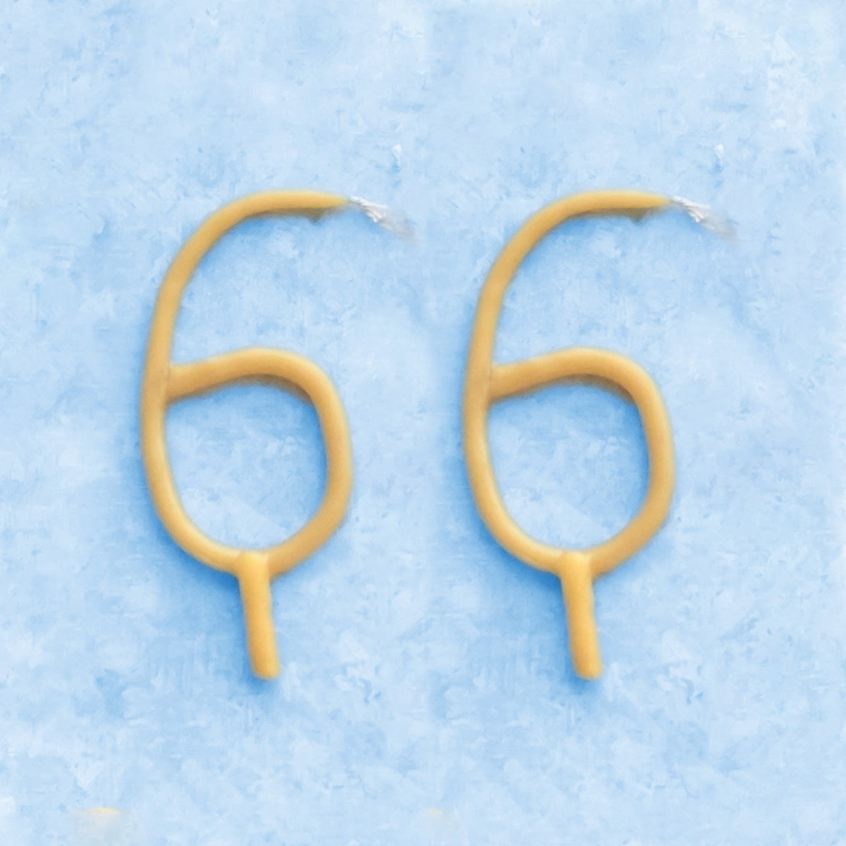 Handmade Number Birthday Beeswax Candles