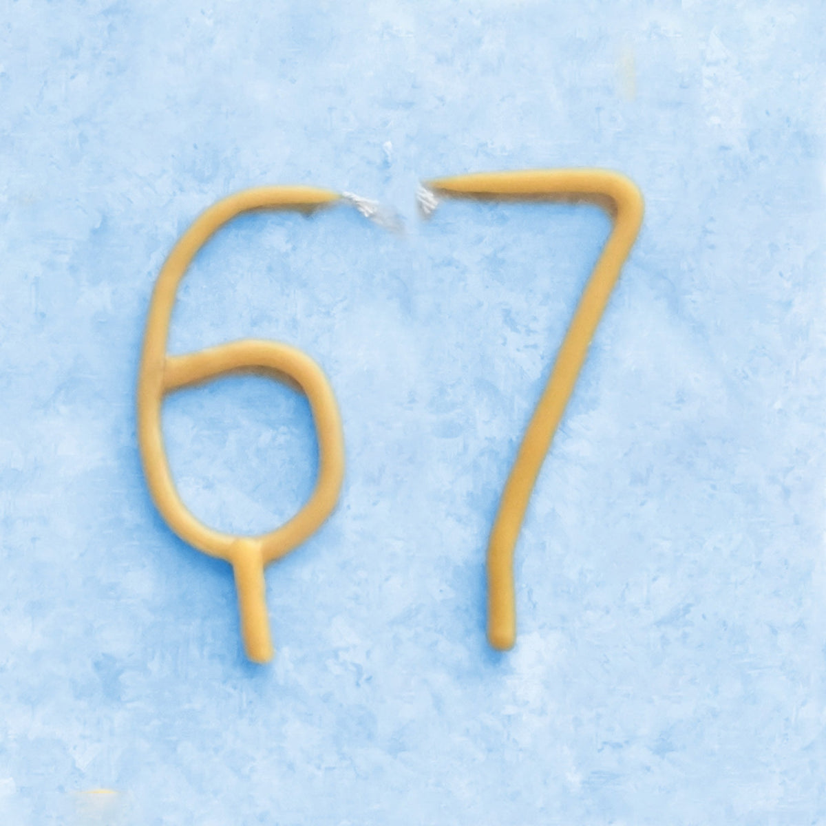 Handmade Number Birthday Beeswax Candles