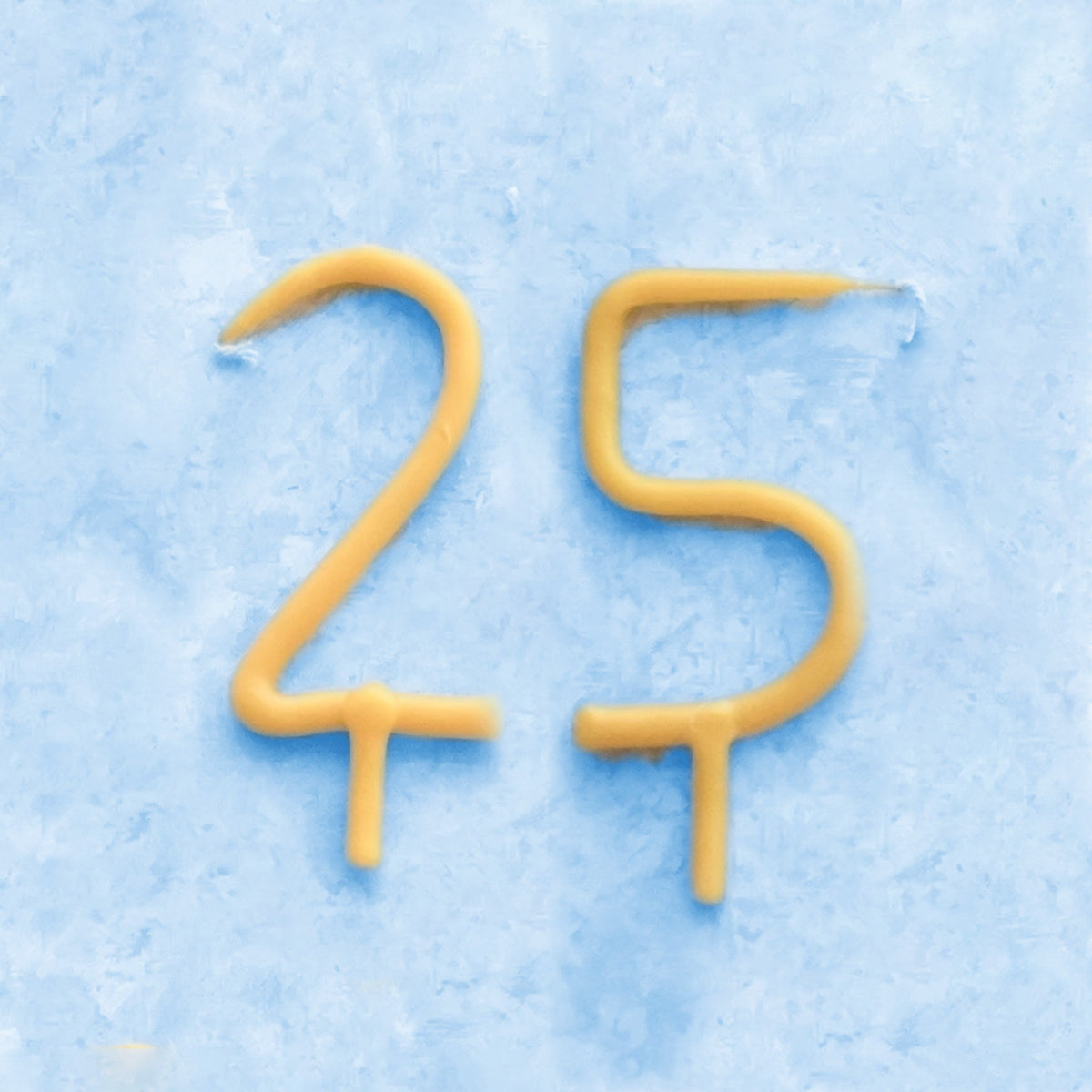 Handmade Number Birthday Beeswax Candles