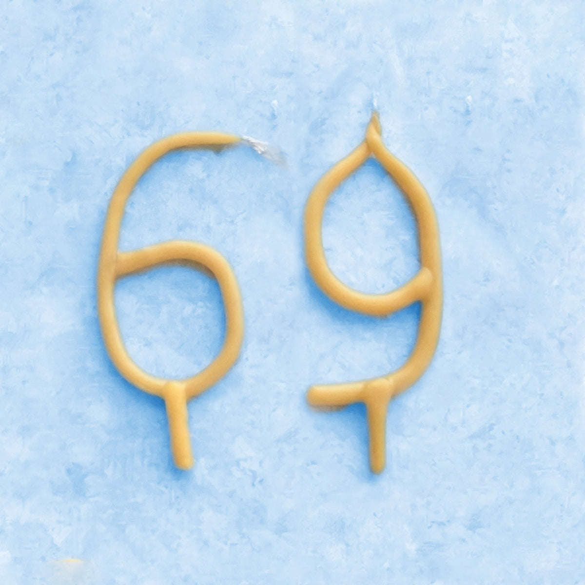 Handmade Number Birthday Beeswax Candles