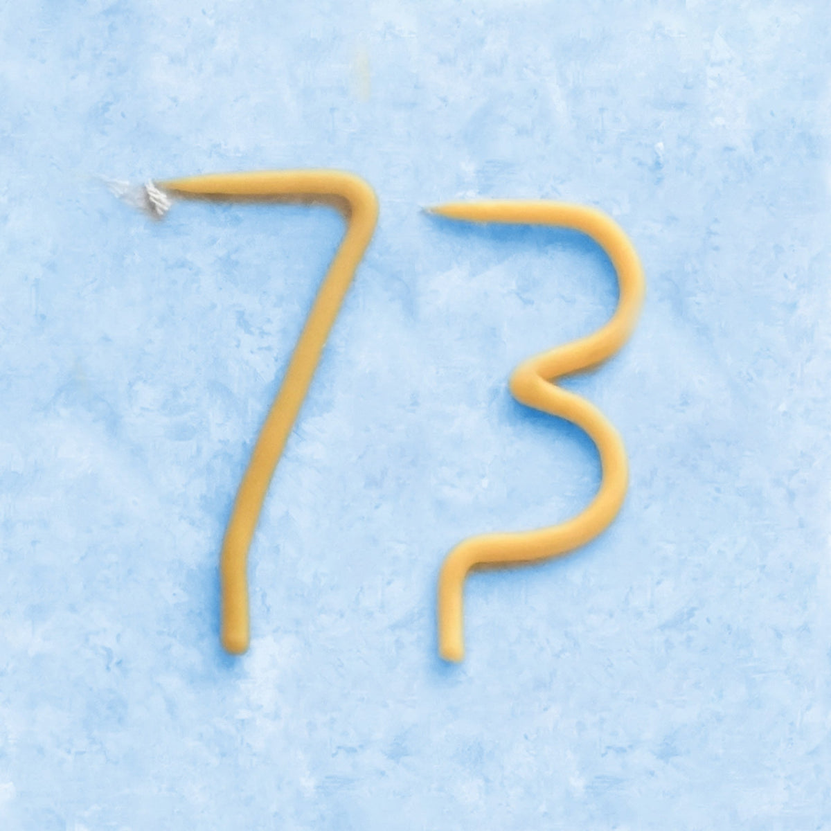 Handmade Number Birthday Beeswax Candles