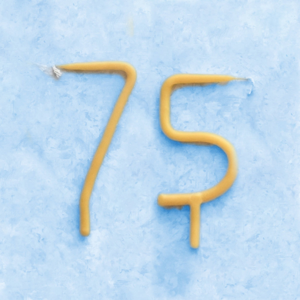 Handmade Number Birthday Beeswax Candles