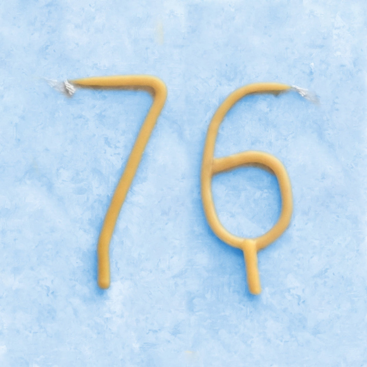 Handmade Number Birthday Beeswax Candles