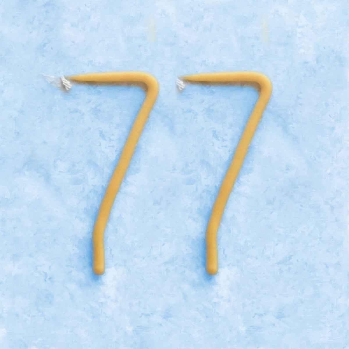 Handmade Number Birthday Beeswax Candles