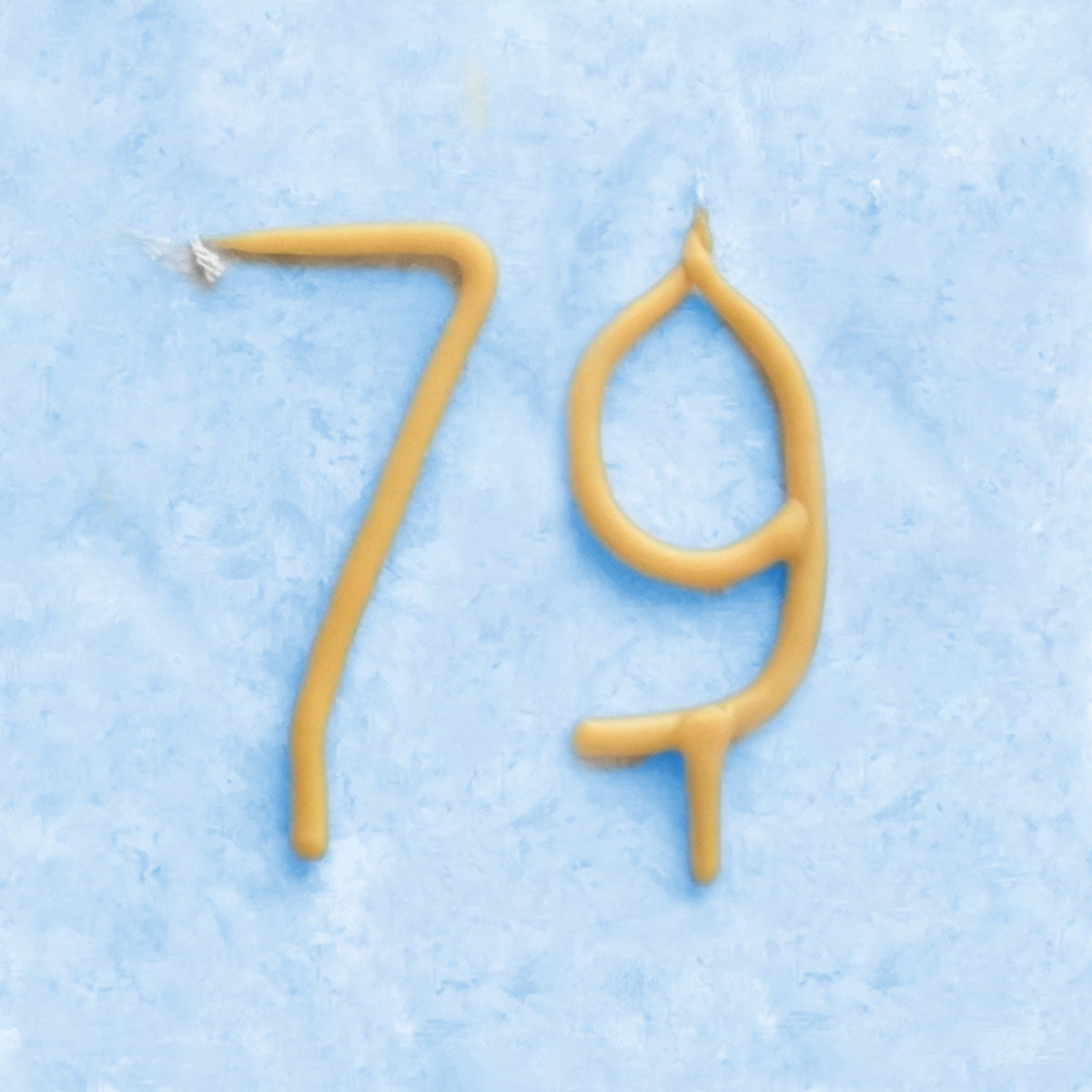 Handmade Number Birthday Beeswax Candles