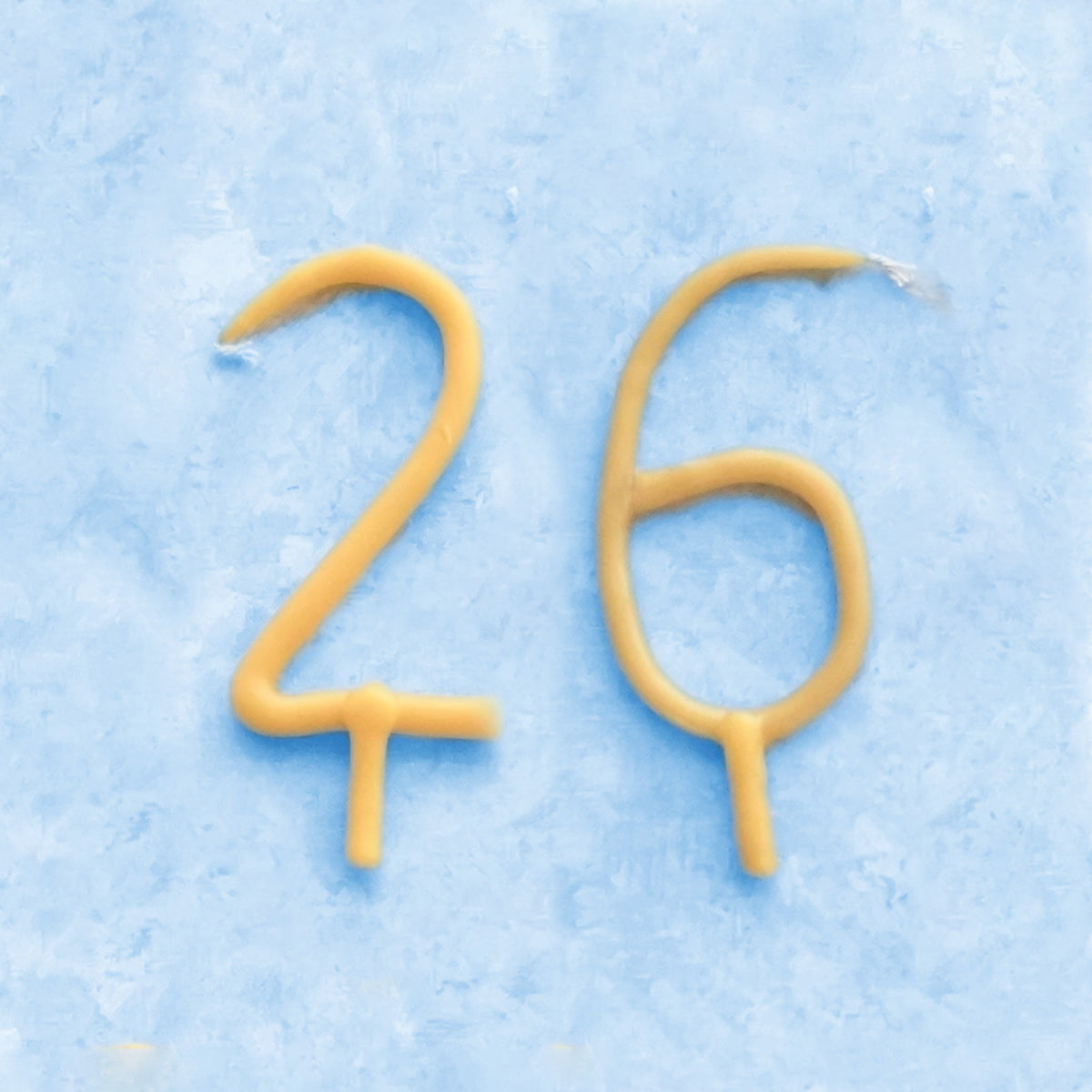 Handmade Number Birthday Beeswax Candles