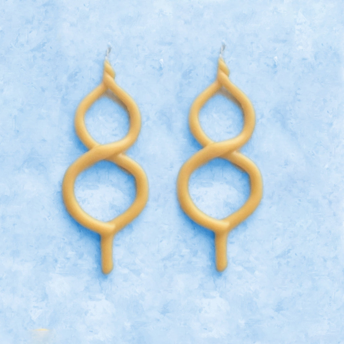 Handmade Number Birthday Beeswax Candles