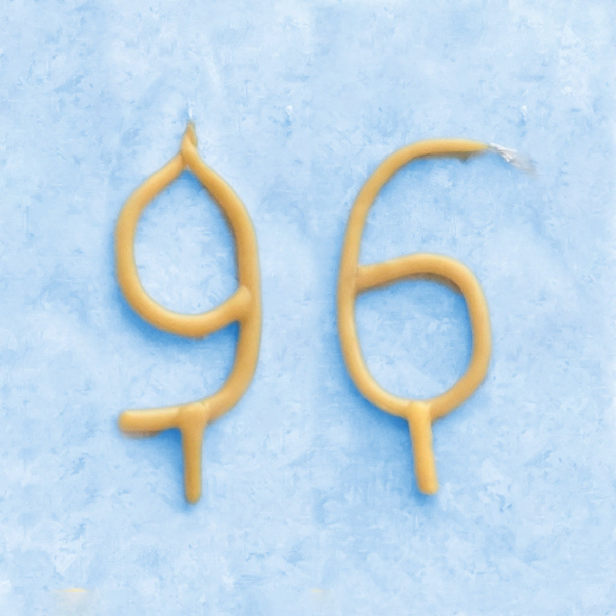 Handmade Number Birthday Beeswax Candles