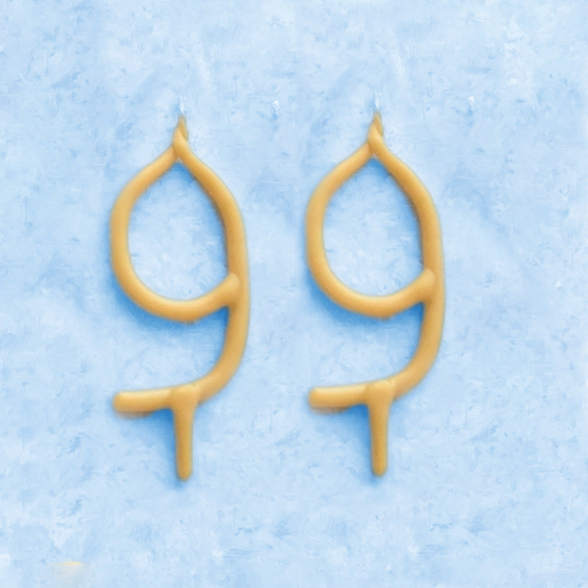 Handmade Number Birthday Beeswax Candles