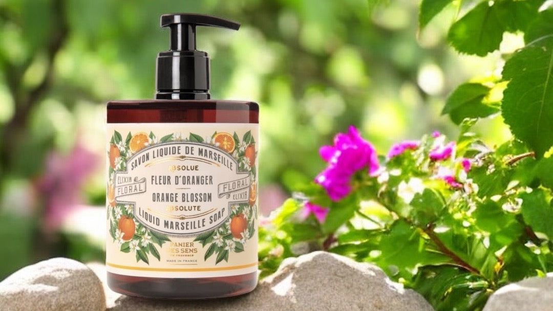 Jabón líquido de Marsella de flor de naranja de 16.9 fl oz