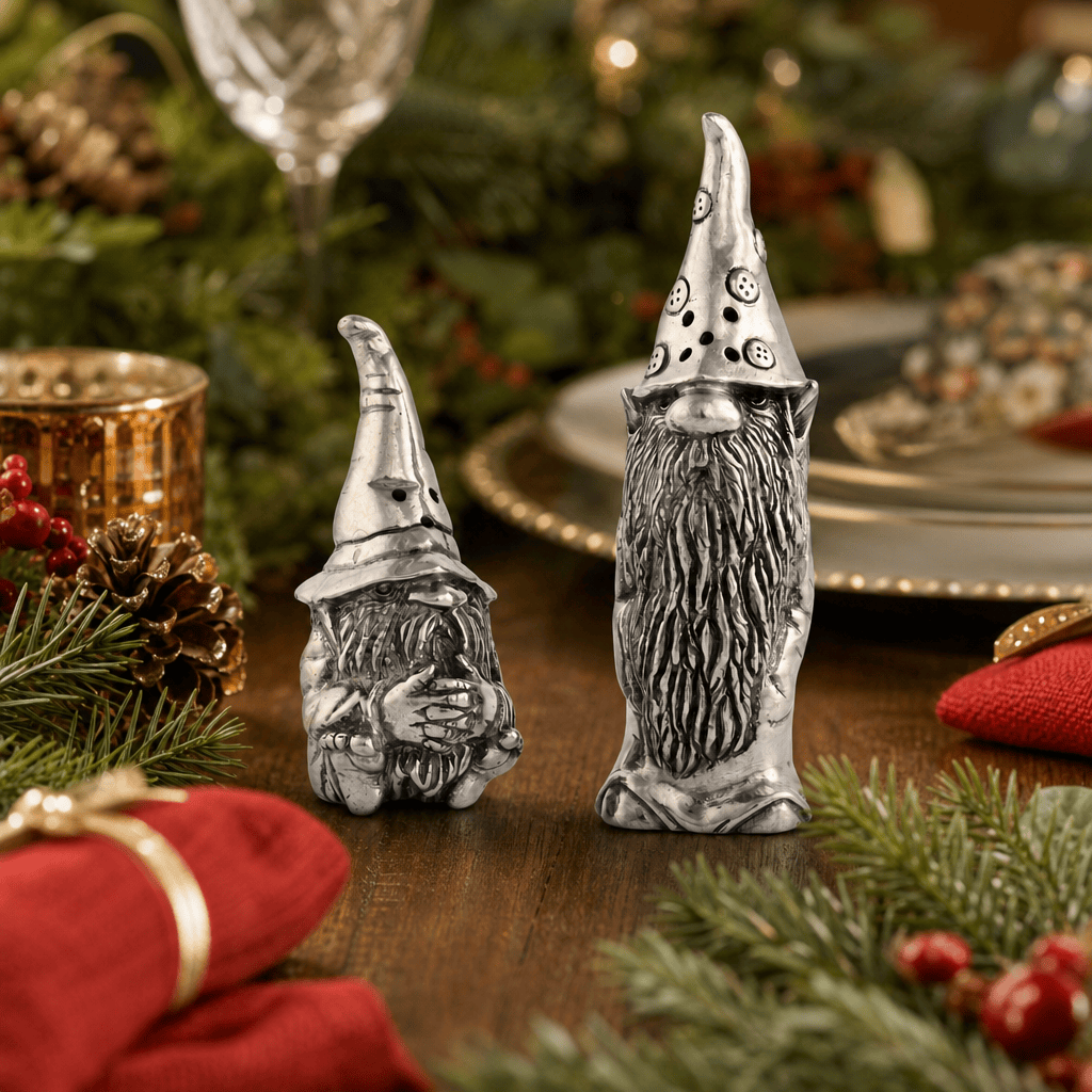 Gnome Pewter Salt and Pepper