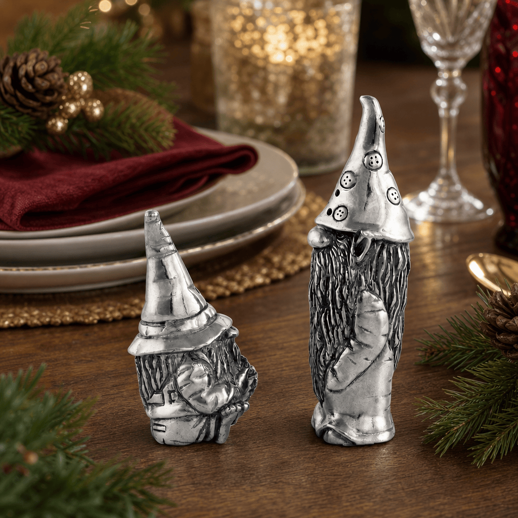 Gnome Pewter Salt and Pepper