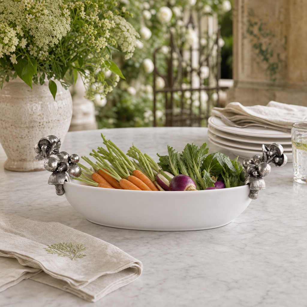 Vegetable Stoneware Dish