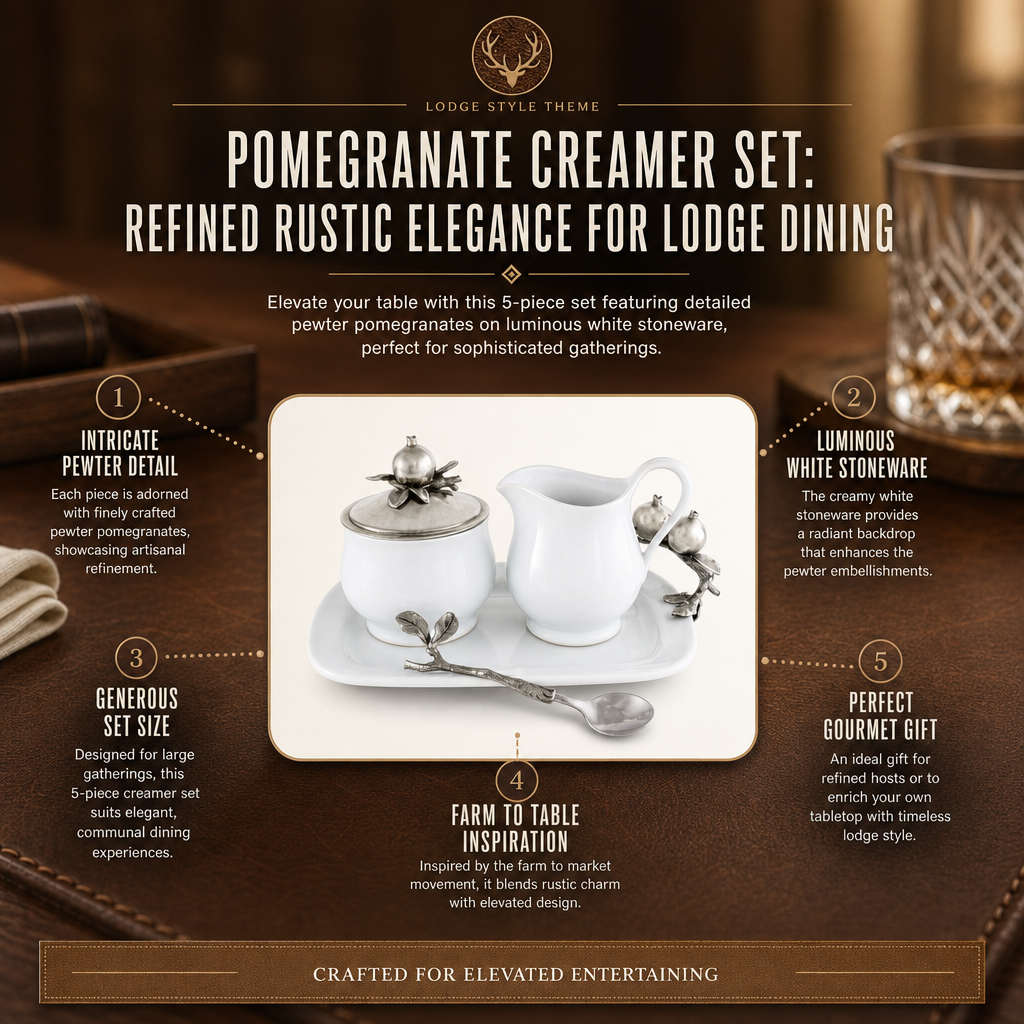Pomegranate Creamer Set