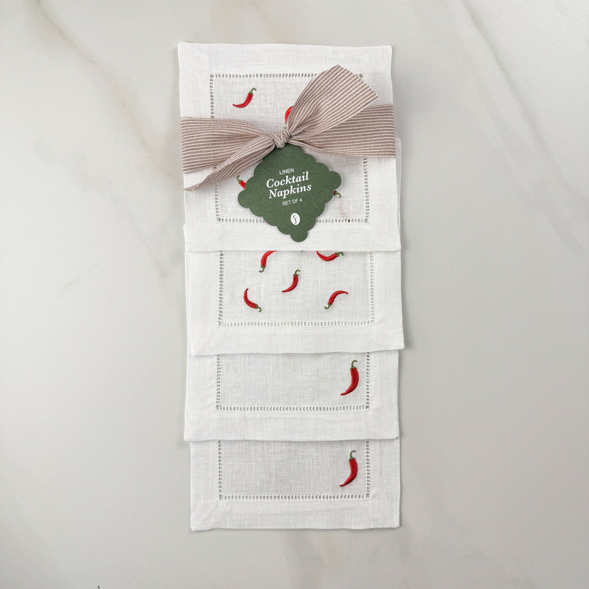 Pepper Cocktail Napkins