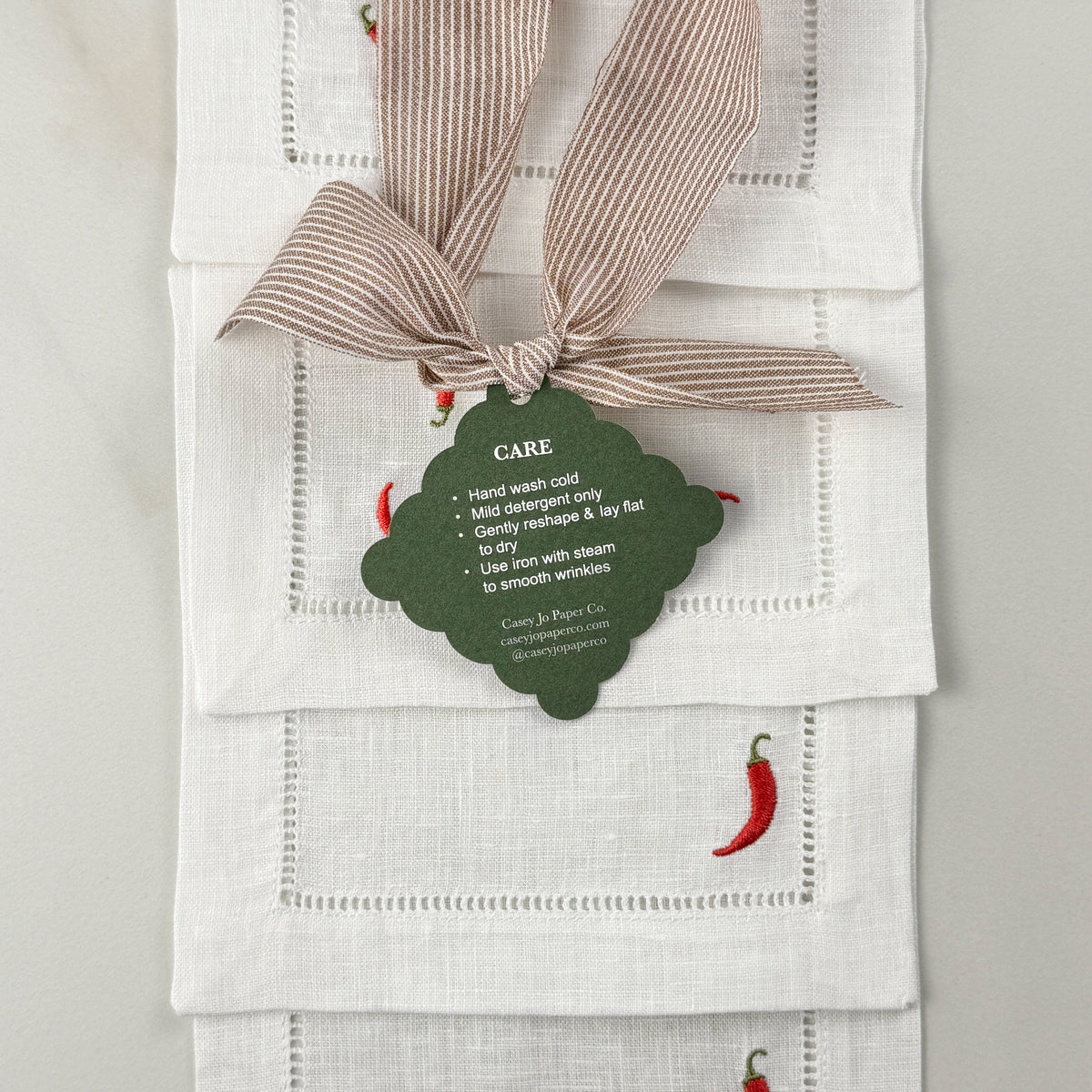 Pepper Cocktail Napkins