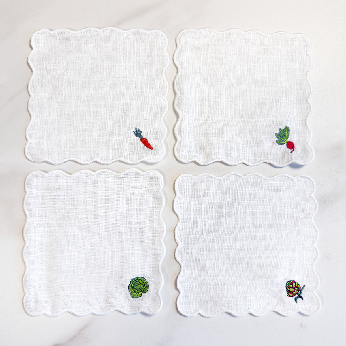 Vegetable Cocktail Napkins
