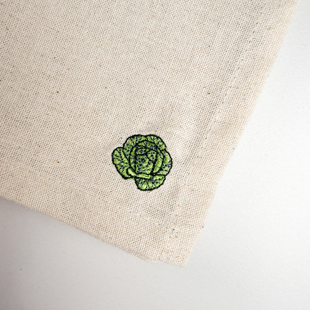 Vegetable Embroidered Dinner Napkins