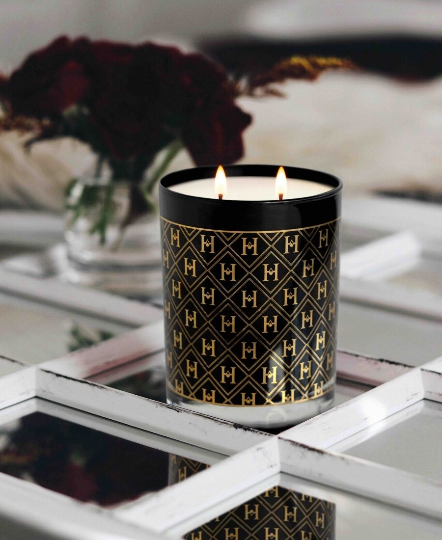 22k Gold and Black Speakeasy Luxury Candle