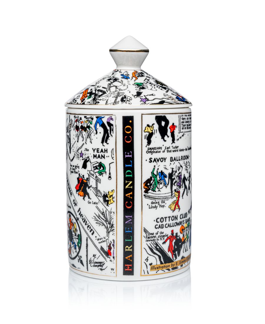 Langston Nightclub Map Ceramic Luxury Candle