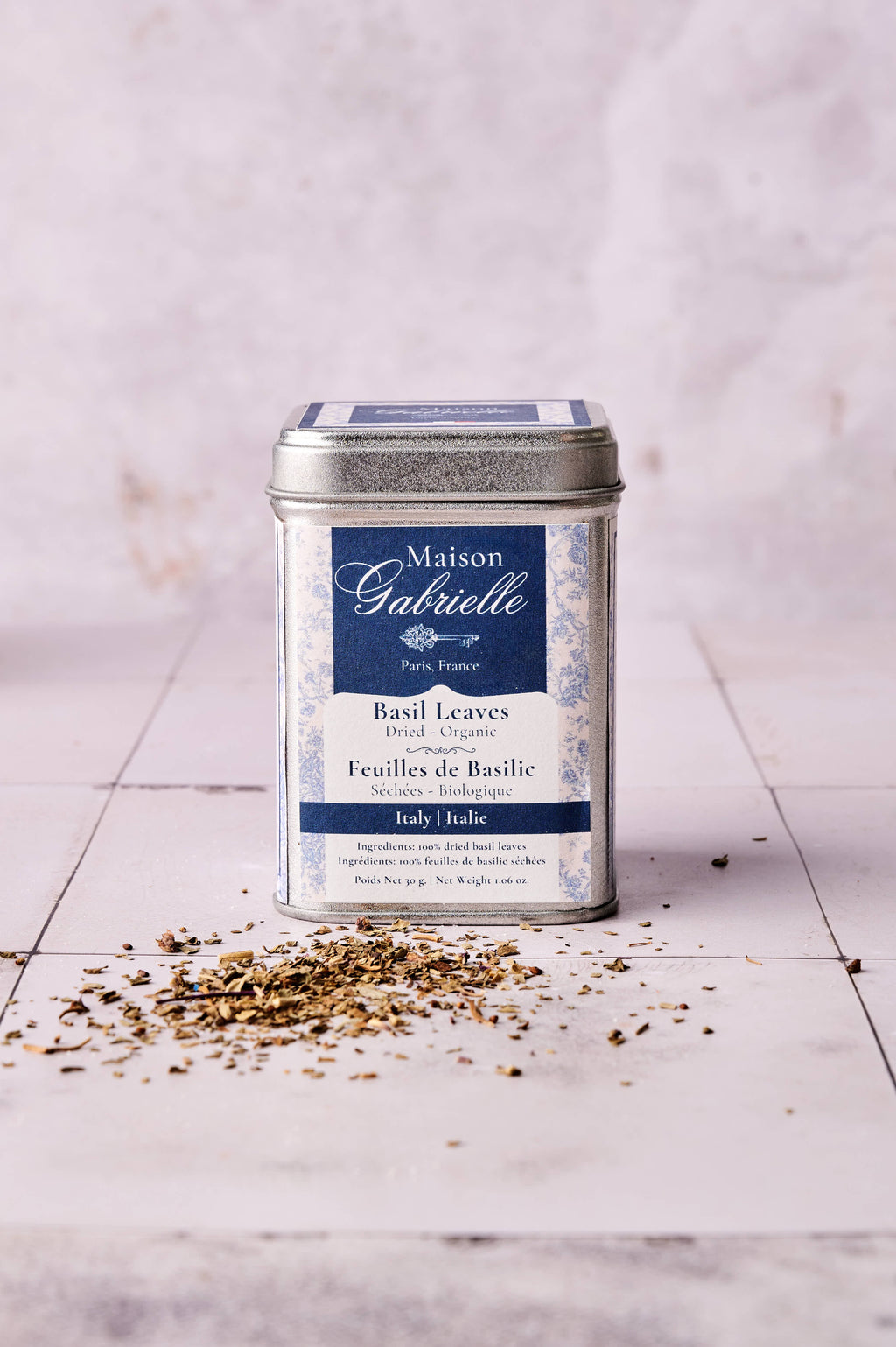 Maison Gabrielle- Basil Épicière Tin 30 G
