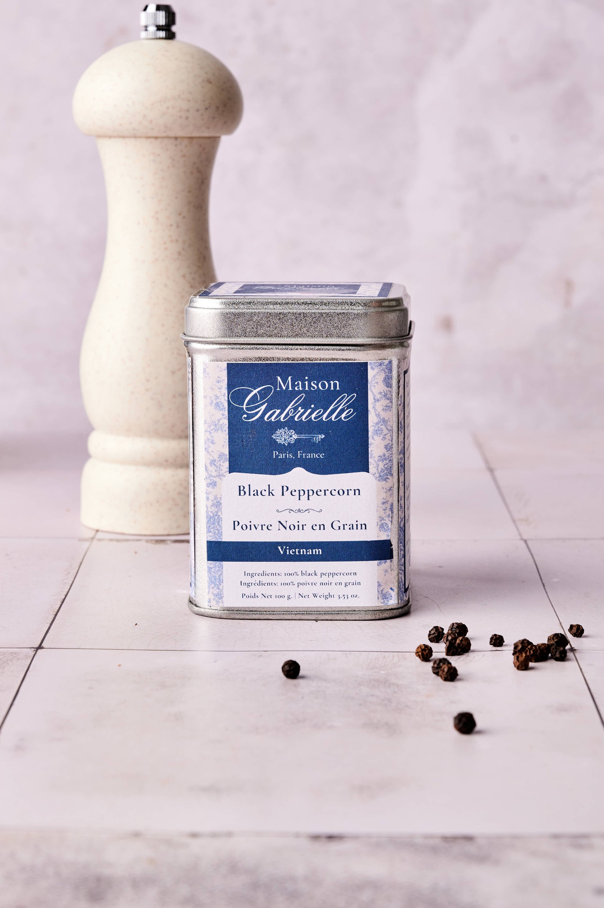 Maison Gabrielle- Peppercorn Épicière Tin 100 G